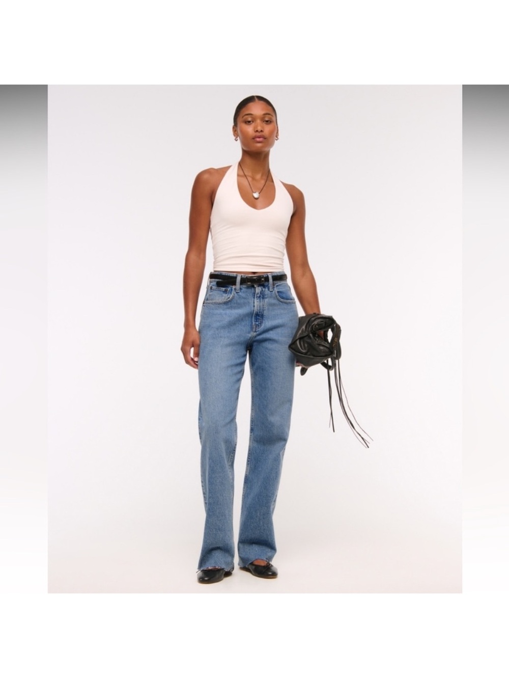 90s relaxed Jean high rise